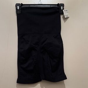 Black High-Waisted Shorts